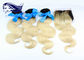 Peruaner farbiges Erweiterungs-Menschenhaar des Haar-7A mit Spitze-Schließung fournisseur