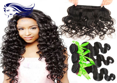 China Natürliche Farbjungfrau-indische Haar-Erweiterungs-Jungfrau-brasilianische Haar-Erweiterung distributeur