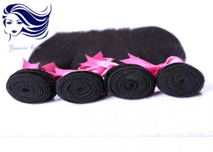 7A 10 Zoll-Jungfrau-peruanische Haar-Erweiterungen für schwarze Frauen-Seide gerade