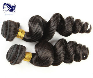 China 24 Jungfrau-Haar-natürliches schwarzes Brasilianer Remy-Jungfrau-Haar des Zoll-Grad-7A fournisseur