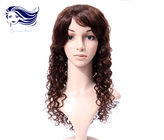 Tiefes Menschenhaar-volle Spitze-Perücken der Wellen-100 mit dem Baby-Haar-Brasilianer-Haar