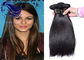 Echte Jungfrau-brasilianische Haar-Erweiterungs-Bündel mit Silk geradem fournisseur