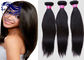 7A 10 Zoll-Jungfrau-peruanische Haar-Erweiterungen für schwarze Frauen-Seide gerade fournisseur
