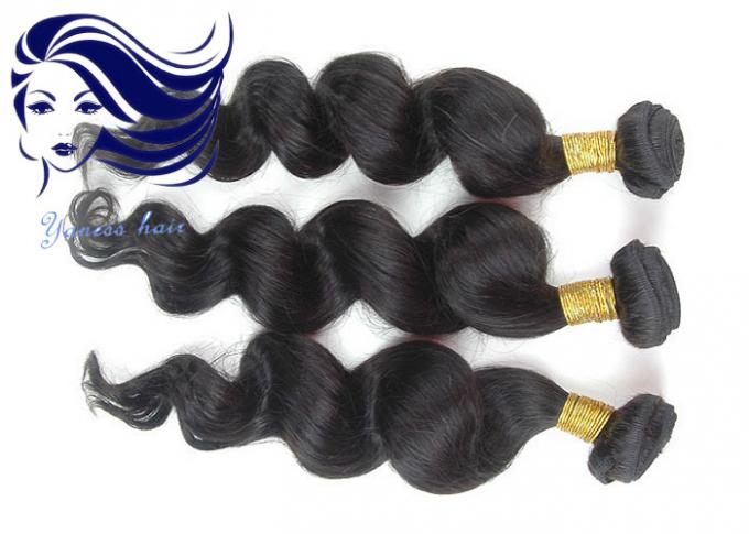 Spinnen Sie Jungfrau-brasilianische Haar-Erweiterungen 12 Zoll - 28 Zoll für dünnes Haar