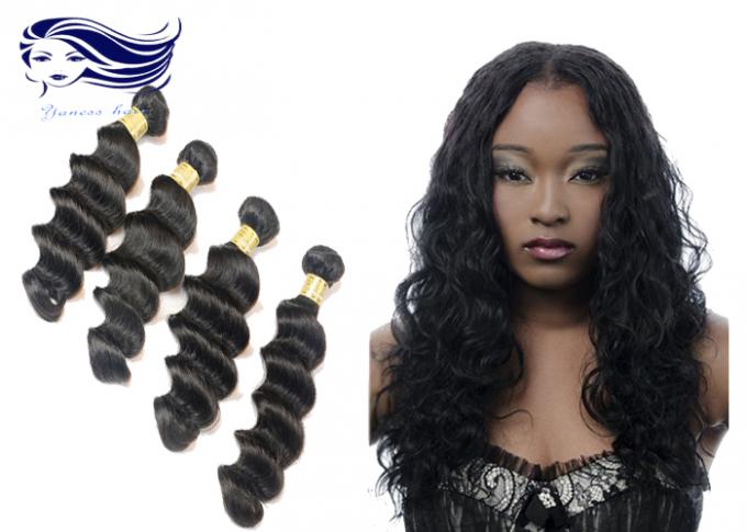10" - 22" Jungfrau-brasilianische Haar-Erweiterungs-unverarbeitete natürliche Farbe 6A 7A 8A